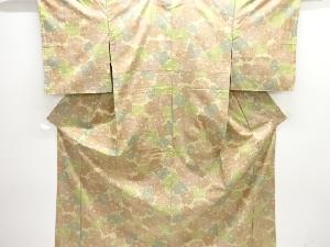 牡丹模様織り出し西陣お召着物